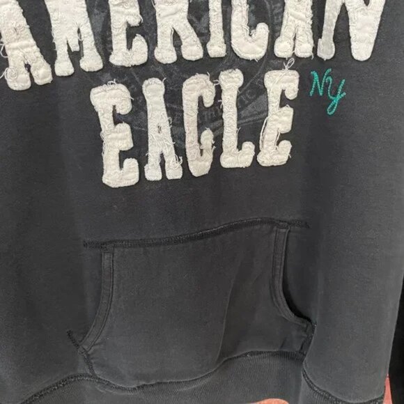 American Eagle Outfitters Hootie Sweater Women Large L Black - Picture 2 of 8